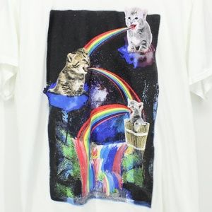 Shirts - Cats Vomit Rainbows Weird Shirt Shirts - Cats Vomit Rainbows Weird Shirt
